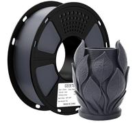 GEEETECH Filament Matte PLA 1.75mm pour Imprimante 3D,Précision Dimensionnelle +/- 0.03mm, Bobine de 1 kg,Mat gris foncé