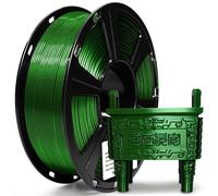 GEEETECH Filament PETG 1,75 mm, haute résistance améliorée, finition brillante, précision ± 0,03 mm, bobine de 1 kg,vert métal