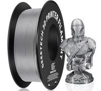 GEEETECH Filament PLA 1.75mm Imprimante 3D Filament PLA pour Imprimante 3D, 1kg Spool, Argent