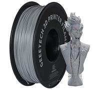GEEETECH Filament PLA 1.75mm Imprimante 3D Filament PLA pour Imprimante 3D, 1kg Spool, Gris