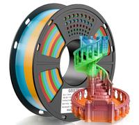 GEEETECH Filament PLA Arc-en-ciel 1,75mm,Filament Multicolore pour Imprimante 3D,récision Dimensionnelle 1.75mm +/- 0.02mm, 1KG Bobine,Gradient Colour