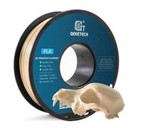 GEEETECH Filament PLA de 1,75 mm, filament PLA pour imprimante 3D, précision dimensionnelle +/- 0,03 mm, bobine de 1 kg, blanc os