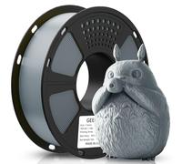 GEEETECH Filament PLA pour imprimante 3D, 1,75 mm, +/- 0,02 mm, New Gris, Bobine, 1 kg