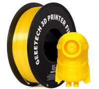GEEETECH Filament PLA pour imprimante 3D, 1,75 mm, +/- 0,02 mm, New jaune, Bobine, 1 kg
