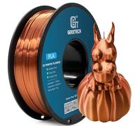 GEEETECH Filament PLA Silk 1,75 mm,PLA soie pour imprimante 3D,Bobine de 1 kg, Silk Cuivre