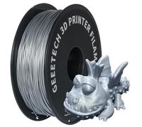 Geeetech Filament Pour d'imprimante 3D PLA 1.75mm 1KG argent Consommables