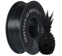 GEEETECH Imprimante 3D ABS Filament 1.75mm Black, 3D Printer Filament ABS 1KG 1 Spool, Noir