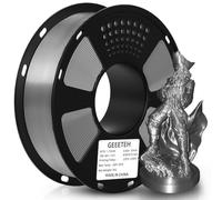 GEEETECH PETG Filament 1.75 mm Argent, Filament PETG 1kg Spool pour Imprimante 3D
