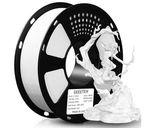 GEEETECH PETG Filament 1.75 mm Blanc, Filament PETG 1kg Spool pour Imprimante 3D