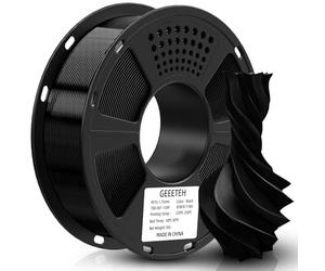 GEEETECH PETG Filament 1.75 mm Noir, Filament PETG 1kg Spool pour Imprimante 3D