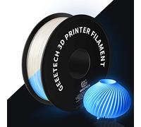 GEEETECH PLA Filament 1.75mm Imprimante 3d Glow Blue in the Dark filament, 1kg Spool, Blue Phosphorescence