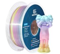 GEEETECH PLA Filament 1.75mm Multicolore,Imprimante 3D Filament PLA 1KG Bobine,Soie Rainbow couleur claire