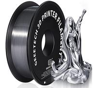 GEEETECH PLA filament 1.75mm Silk Argent, Imprimante 3D Filament PLA 1kg Bobine