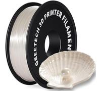 GEEETECH PLA filament 1.75mm Silk Blanc, Imprimante 3D Filament PLA 1kg Spool