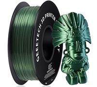 GEEETECH PLA filament 1.75mm Silk Bronze, Imprimante 3D Filament PLA 1kg Bobine,vert foncé