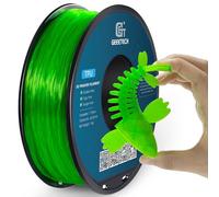 GEEETECH TPU 95A Filament 1.75mm pour Imprimante 3d,1kg,Transparent Vert