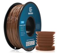 GEEETECH TPU Flexible Filament 1.75mm,Filament 95A TPU pour imprimante 3d,bobine de 1kg, Marron