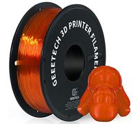 GEEETECH TPU Flexible Filament 1.75mm,TPU 95A pour Imprimante 3d,Précision dimensionnelle +/- 0.03mm,bobine 500g,Orange