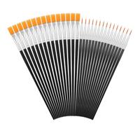 GEEHUA 30 pièces Ensemble de pinceaux Fins, Petit Ensemble de pinceaux d'artiste, pinceaux à Huile, Aquarelle et Acrylique pour Le Corps, la Pierre, la Toile, Le Dessin, Les Arts et l'artisanat