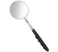 GEEHUA Diamètre 8,3 cm / 3,26 pouces Miroir d'inspection télescopique, peut être étendu à 76,2 cm / 30 pouces Miroir d'inspection rotatif à 360 degrés Miroir d'inspection flexible avec poignée