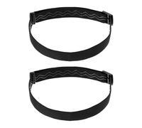 GEEHUA Lot de 2 bandeaux élastiques de rechange réglables pour bandeau de lampe frontale, bandeau Streamlight amovible, support de bandeau, remplacement pour la plupart des accessoires de lampe