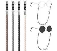 GEEHUA Lot de 4 cordons à lunettes universels - 4 couleurs - Pour lunettes de lecture et de soleil - Pour le sport