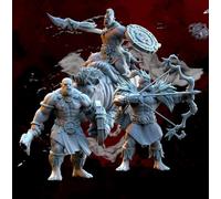 Geek Art Play Pack de Figurines Orcs Salanaar 32 mm - Non Peintes - Idéal pour Donjons & Dragons, Pathfinder et Jeux de Rôle Fantastiques