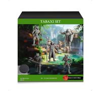 Geek Art Play Pack de Figurines Tabaxi 28-32 mm - Non Peintes - Idéal pour Donjons & Dragons, Pathfinder et Jeux de Rôle Fantastiques