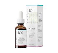 Geek & Gorgeous - HA 5 Rich Sérum Hyaluronique - 5 Types d’Acide Hyaluronique - Hydratant & Raffermissant - Pour Peau Normale & Sèche - Flacon de 30 ml