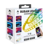 GEEK MONKEY Ruban LED RGB Connecté 5 m, USB, Télécommande + Application