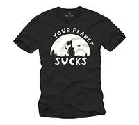 Geek T-Shirt Homme Your Planet Sucks Noir XXXXXL