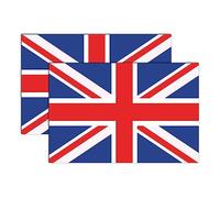 GEEKBEAR Lot de 2 aimants drapeau du Royaume-Uni pour voiture
