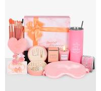 GEEKEO Cadeau Saint Valentin Femme Coffret Cadeau Femme Anniversaire pour Femmes Maman Soeur Meilleure Amie Épouse Collègue, Cadeaux Fete Des Meres Maman, Idee Boite Cadeaux Tasse Noel