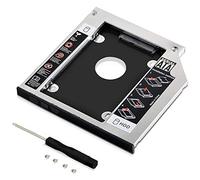 GeekerChip 2.HDD SSD Hard Drive Caddy 9,5 mm, Support adaptateur optique baies de disque dur Caddy SATA 2nd 2.5" HDD/SSD pour HP/ASUS/Acer/DELL/Lenovo/Laptops etc