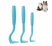 GeekerChip 3 Pièces Pince à Tiques,Tire Tique,Crochet à Tiques,Pièges à Tiques,Anti-Tique,Accessoires Anti Tiques,pour Chiens,Chats et Autres Animaux(Bleu)