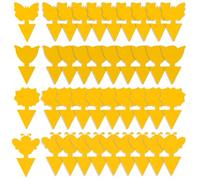 GeekerChip Pièges à Insectes,40 Pcs Attrape Moucheron Plantes,Attrape Mouches Intérieur,Plug-in Pièges,pour Les Insectes intérieurs et extérieurs, Imperméables et Non Toxiques(4 Formes)