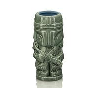 Geeki Tikis Tasse Tiki Star Wars : le Mandalorien « Mando » Din Djarin Bounty Hunter | Tasse en céramique de style Tiki officiel Star Wars : The Mandalorian Collectible | Capacité : 590 ml