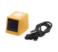 GeekMagic NerdMiner Ticker, affichage du marché boursier et horloge météo, moniteur de taux de change en temps réel connecté au WiFi pour bureau, SmallTV Pro Series (jaune)