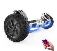 GeekMe Hoverboards Tout-Terrain 8.5 Pouces, Hoverboards SUV avec APP, Haut-Parleur Bluetooth, Double Moteur, lumières LED, Hoverboards Tout Terrain pour Enfants et Adultes