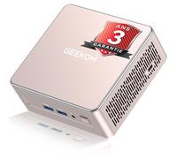GEEKOM A5 Mini PC avec AMD Ryzen 7 5825U (jusqu'à 4.5GHz) NUC Mini Ordinateur de Bureau, 16 Go DDR4 512Go SSD, Mini PC Windows 11 Pro, WiFi 6 & USB-C, Tour PC 4K@60HZ Double LAN Light Gaming pc