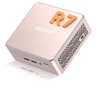 GEEKOM A5 Mini PC avec AMD Ryzen 7 5825U, Silencieux NUC Mini Ordinateur de Bureau, 512Go SSD 16 Go RAM (Évolutif, Non-LPDDR), Mini PC Windows 11 Pro, Lecteur SD,WiFi 6 & USB-C, Tour PC 2.5G LAN