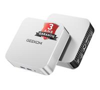 GEEKOM A6 Mini PC avec AMD Ryzen 7 6800, Radeon 680M, 512 Go SSD 16 Go DDR5 (Évolutif, non-LPDDR), USB4,8K Quad Display, Wi-FI 6E,Windows 11 Pro,Mini Ordinateur Compact Métallique Boîtier en Aluminium