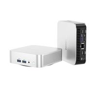 GEEKOM A6 Mini PC avec AMD Ryzen 7 6800H (jusqu'à 4,7 GHz), Radeon 680M, 16 Go DDR5 512 Go SSD, USB4, 4K Quad Display, Wi-FI 6E, Windows 11 Pro, Mini Ordinateur Compact Métallique Boîtier en Aluminium