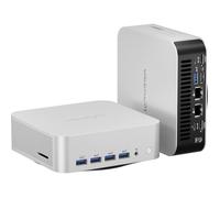 GEEKOM A8 Max - AI Mini PC Gamer - AMD Ryzen 9 8945HS - 32Go DDR5 - 2 To SSD - Windows 11 Pro - WiFi6E - BT5.2 - 2 Lan