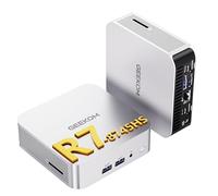 GEEKOM A8 Mini PC avec AMD Ryzen 7 8745HS, AMD Radeon 780M, 16 Go DDR5 & 1To SSD(Évolutif), Lecteur SD, Windows 11 Pro Mini Computer Compact | 6X USB | Mini Ordinateur de Bureau pour Idéal Jeux/Bureau