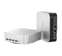 GEEKOM A8 Ryzen 9 (16”) 5.2 GHz, 2 To, 32 Go, Radeon 780M, Argent