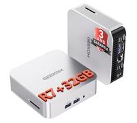 GEEKOM AI Mini PC A7Max [2026 Edition] avec AMD Ryzen 9 7940HS & Radeon 780M, 1To SSD, 2x2.5GbE, Lecteur SD, 16Go DDR5 RAM (Évolutif), 2xUSB4, 4 Modes, Mini Ordinateur Windows 11 Pro, Kensington Lock