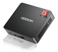 GEEKOM Air12 Lite Mini PC avec Intel Twin Lake N150(Mis à Jour N100) | 16Go DDR4 RAM + 512 Go M.2 SSD | 6× Ports USB | 9-PIN Ports | W-11 Pro | DP | Double Affichage 4K@60Hz -Mini Ordinateur de Bureau