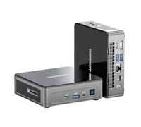 GEEKOM Air12 Mini PC, Ιntel Alder Lake N150 (jusqu'à 3.6GHz) 16 Go DDR5 NUC PC 512 Go M.2 2280 SSD, Mini Ordinateur de Bureau, Tour pc 4K@60HZ Dual Display, BT5.2/WiFi6/RJ45 Gigabit Ethernet/VESA