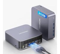 GEEKOM GT1 Mega Mini PC AI avec Intel Core U5-125H Processeur(14 Cœurs et 18 Threads), 32Go DDR5+1To SSD, 2.5Gbps Double Port Réseau, Mini Gaming PC Windows 11Pro, WiFi 7, BT5.4, RA en Temps Réel